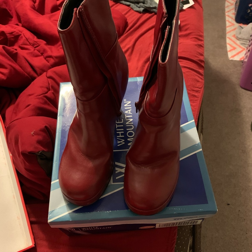 Red boots